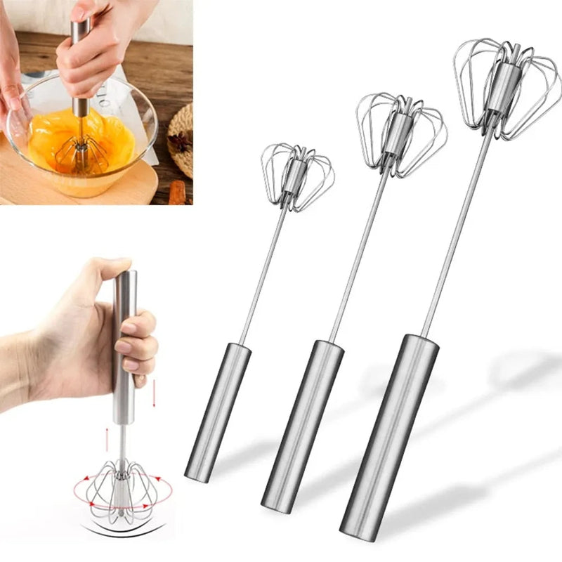 Batteur à œufs en acier inoxydable