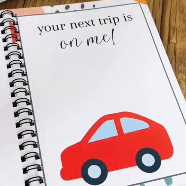 Personalized Christmas Gift Card Book presentation