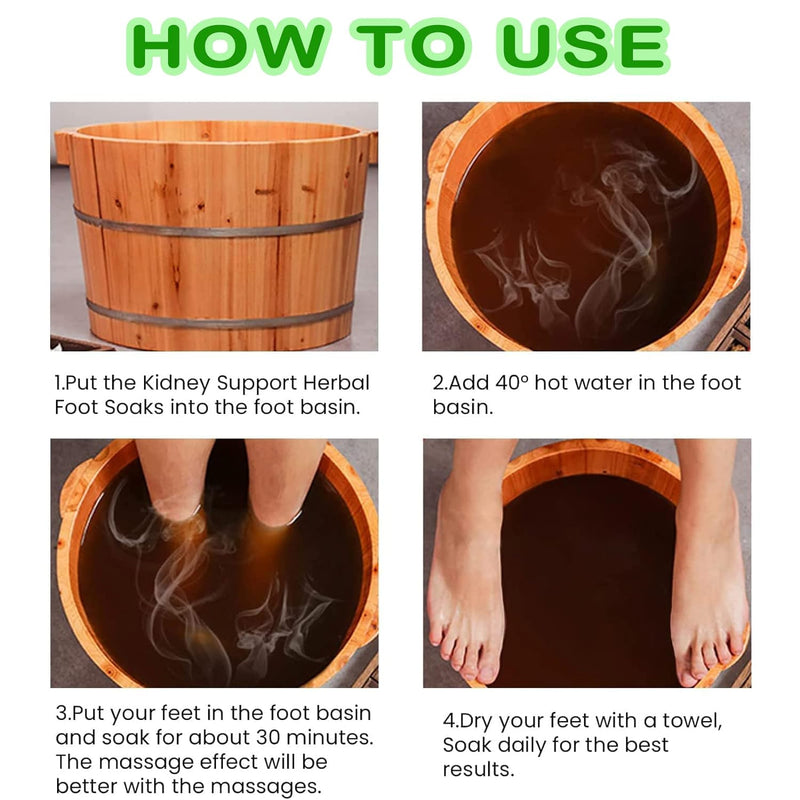 Bain de pieds aux herbes 