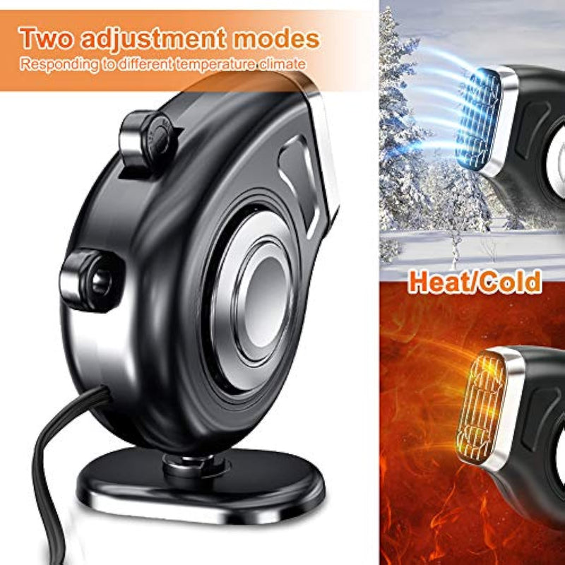 Mini ventilateur chauffant pour voiture 