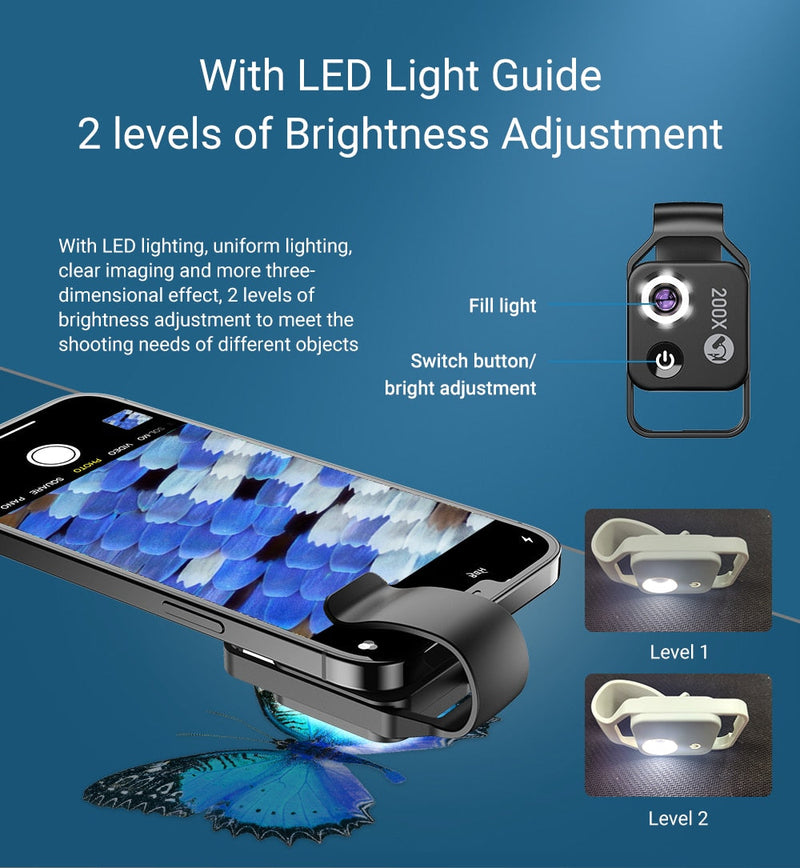200X Mobile Microscope
