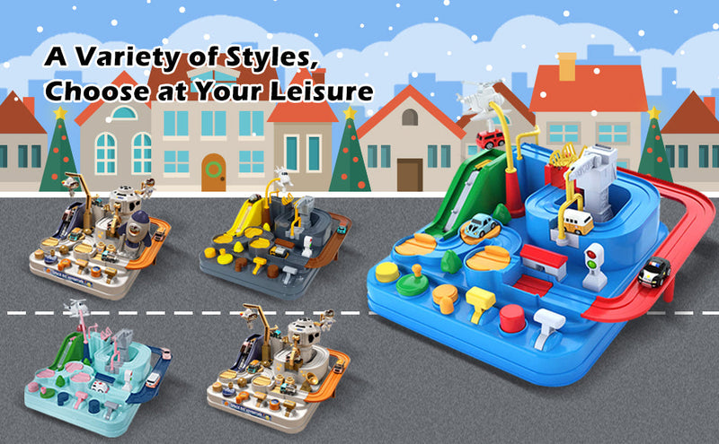 Jouets d'aventure en voiture