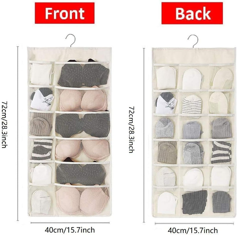 Sac de rangement pour cintre à sous-vêtements 