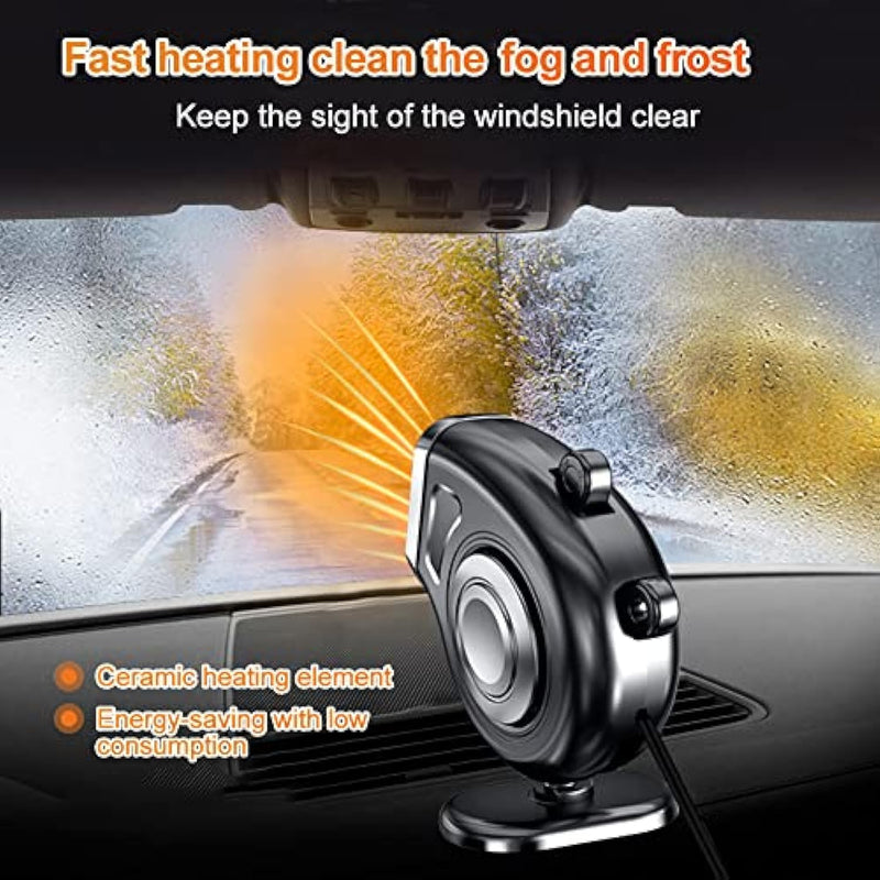 Mini ventilateur chauffant pour voiture 