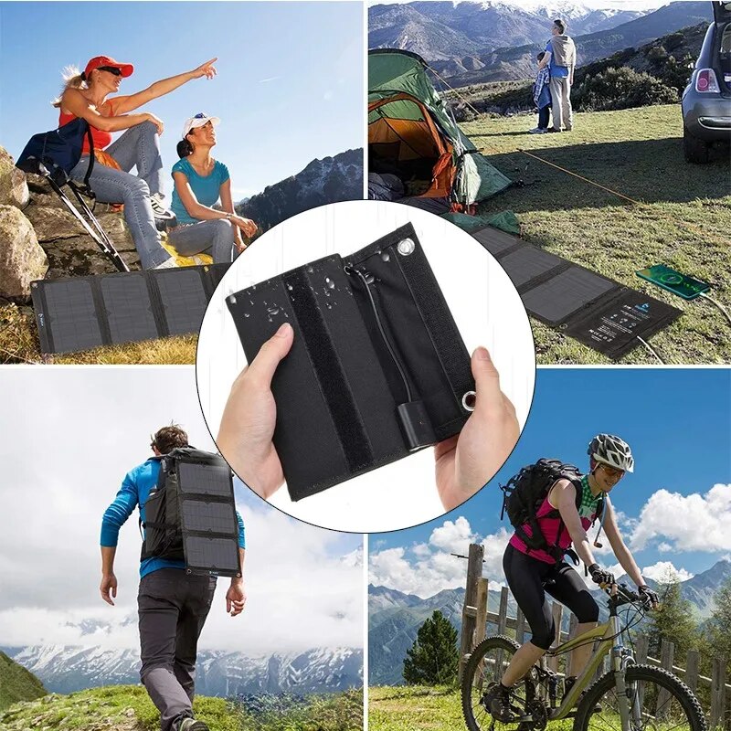 Chargeur de panneau solaire extérieur 