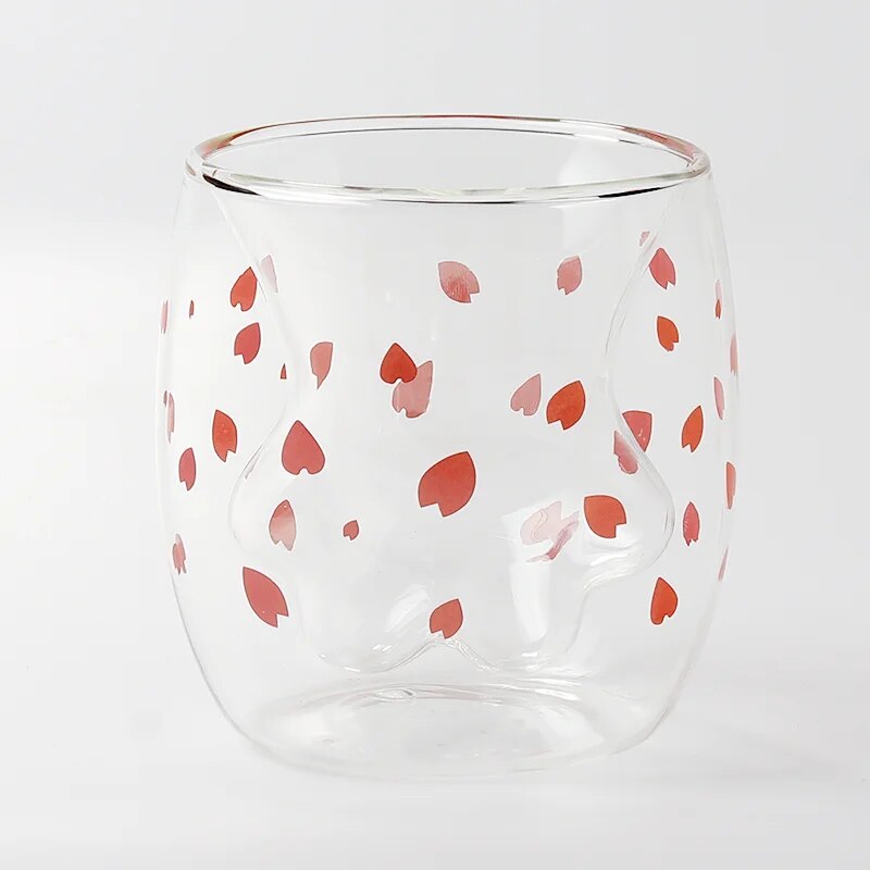 Tasses à café en verre mignonnes 
