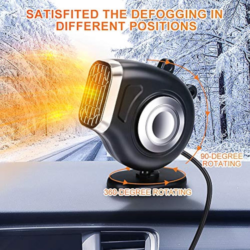 Mini ventilateur chauffant pour voiture 