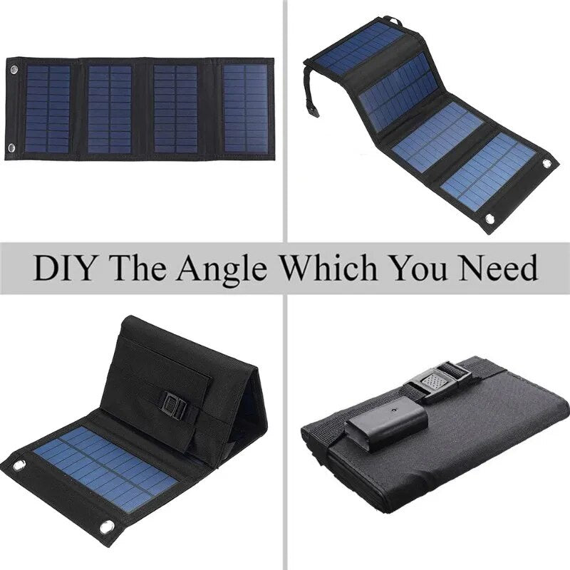 Chargeur de panneau solaire extérieur 
