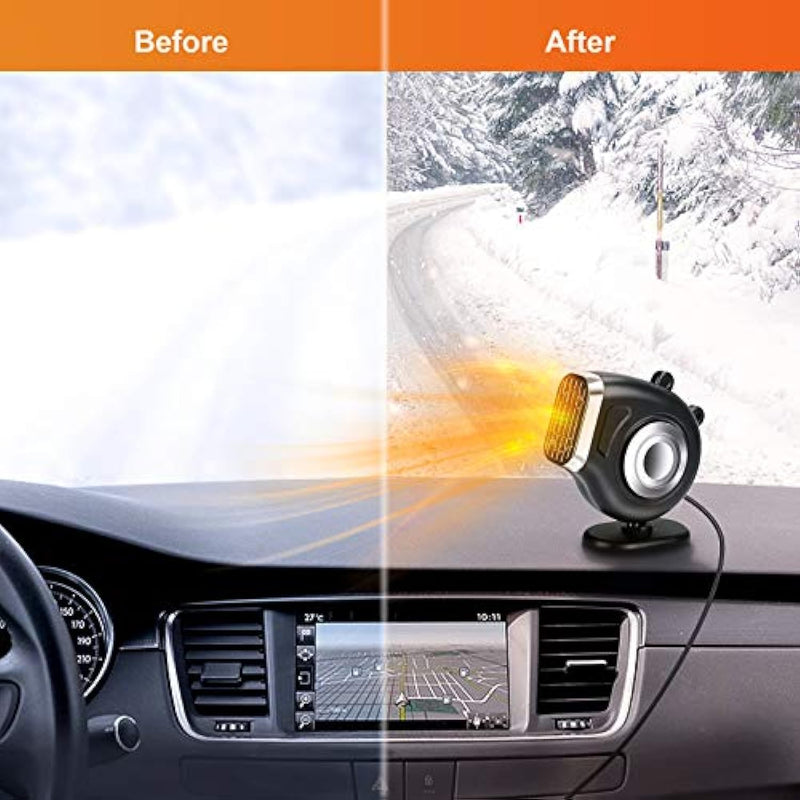 Mini ventilateur chauffant pour voiture 