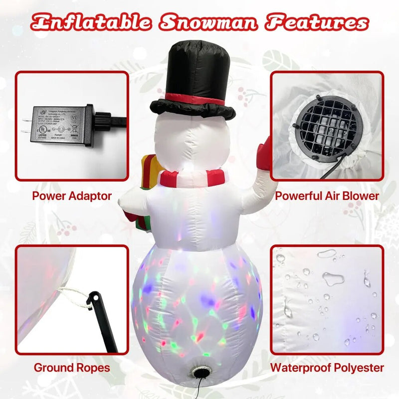 Foot Inflatable Snowman