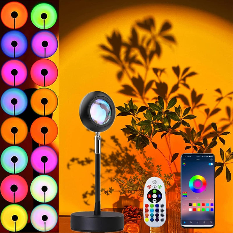 Projecteur de lampe de coucher de soleil 