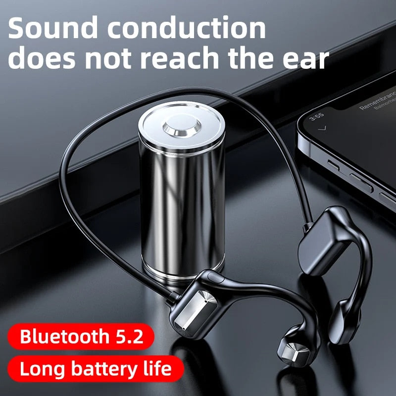 Écouteurs à conduction osseuse – Casque Bluetooth sans fil étanche🎧