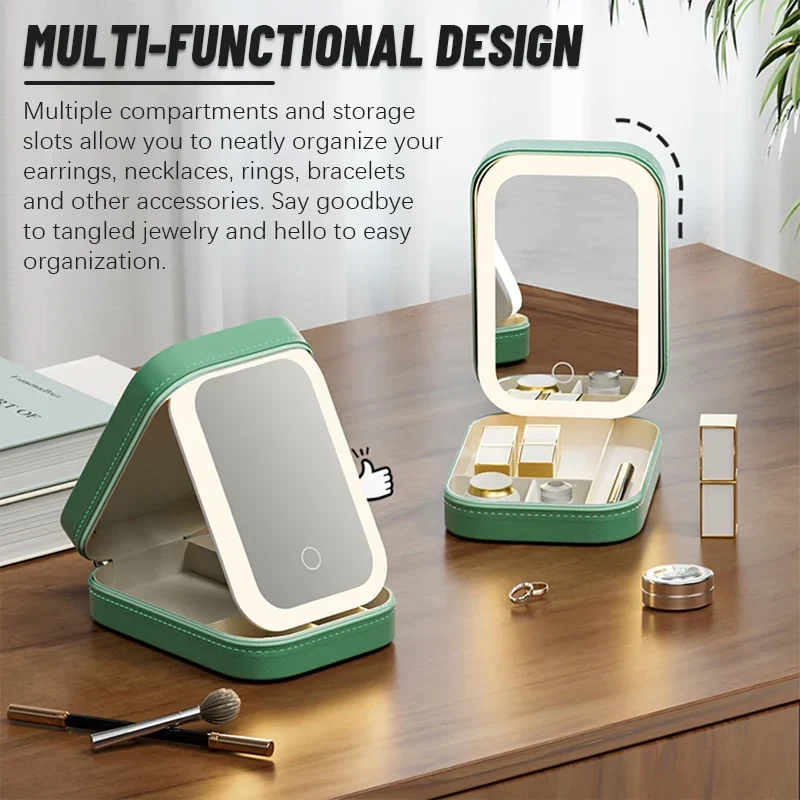 Boîte à maquillage ajustable TouchGlow