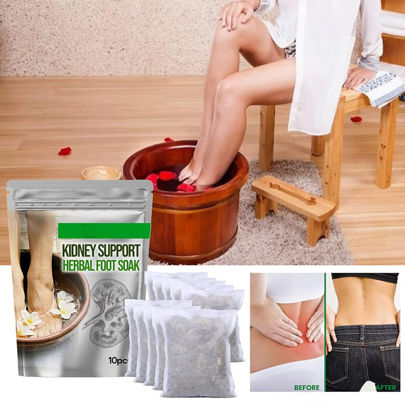 Bain de pieds aux herbes 