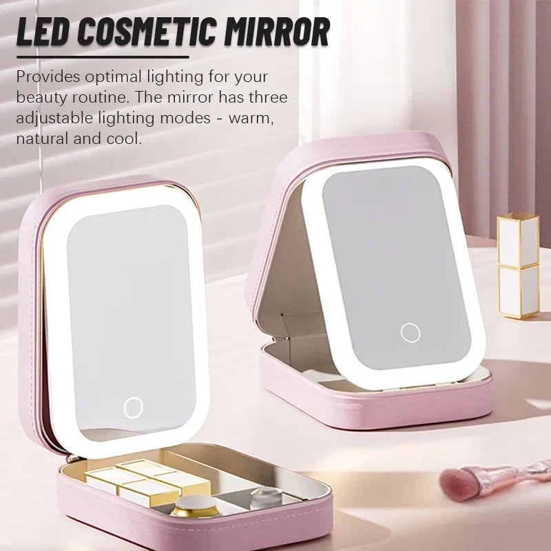 Boîte à maquillage ajustable TouchGlow