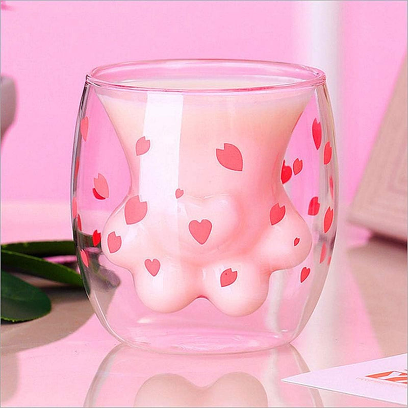 Tasses à café en verre mignonnes 