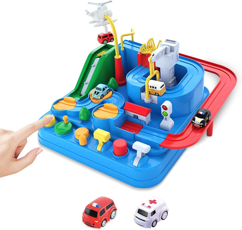 Jouets d'aventure en voiture
