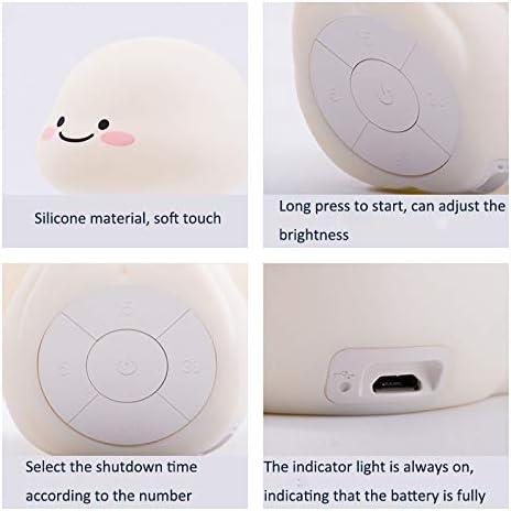 LED Cute Silicone Baby Night Light