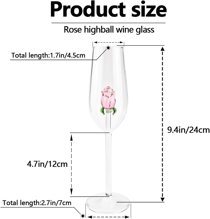 verre à vin rosé 