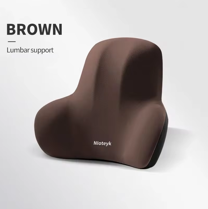 Kit d'appui-tête et d'oreiller de soutien lombaire pour siège auto
