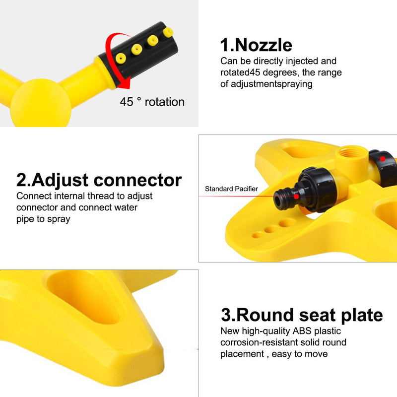 SpinSplash 360° Rotation Sprinkler