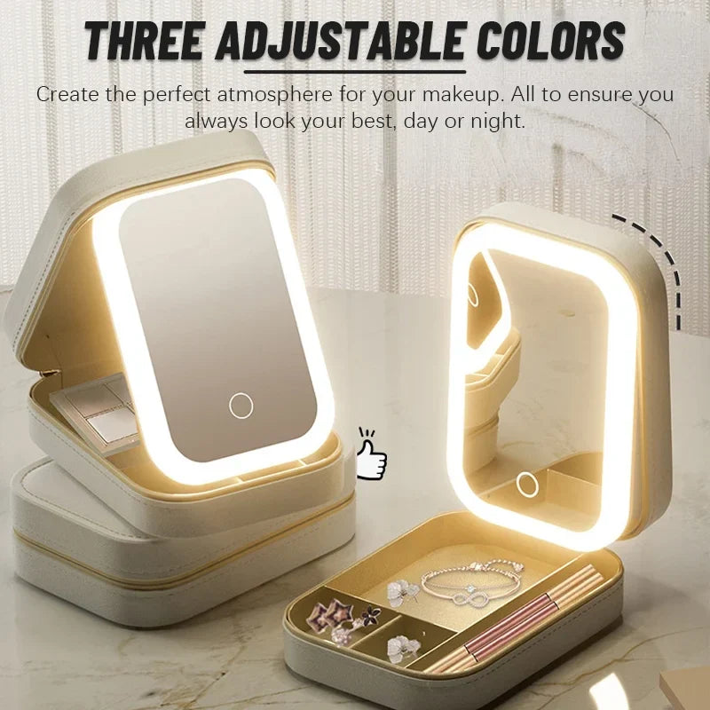 Boîte à maquillage ajustable TouchGlow